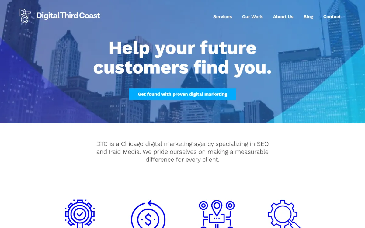 Digital Third Coast homepage, captured September 28, 2026